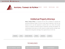 Tablet Screenshot of antlegal.com